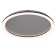 Luer with PDD "Ringo" LED 62W 3000-6000K Black 50x50x4.5 cm Bayerlux