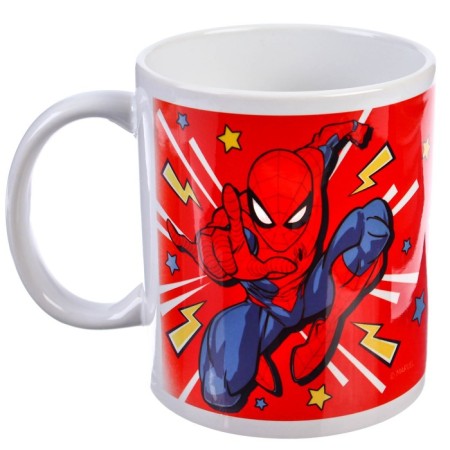 Sublimation mug, red, 350 ml "My hero", Spider-Man-2