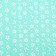 Laminated felt with perforation "Flower", turquoise, 57 cm x 5 m