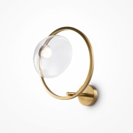 Bra Maytoni Mod327wl-L5BS3K1, LED, 5W, 32x21.8x35 cm, 450lm, brass color