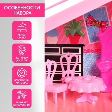 House for dolls "Puppet House" with accessories-3