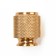 Handle button Cappio PK327, D = 20 mm, color gold