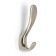 Furniture hook Cappio Note, two -rod, matte nickel