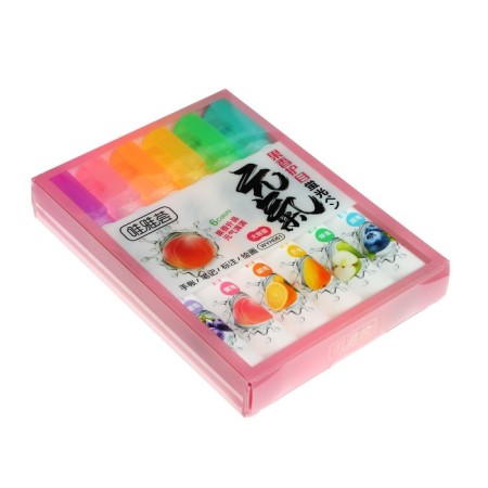 A set of markers-textbooks 6 colors, flavored "fruits"-6