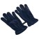 Fleet gloves, blue color, s-m size