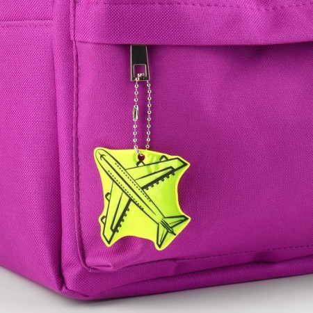 The reflective element "Airplane", bilateral, 5.8 × 5.8 cm, color mix-1