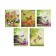 Notebook of 36 sheets in the Calligrata “Butterflies” cage, covered paper cover, block No. 2 is whitewash 75% (gray sheets), mix