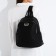 Women's backpack made of artificial leather with a zipper Star Bag, 5 outer pockets, black color