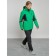 Ski costume female winter, size 42, green color