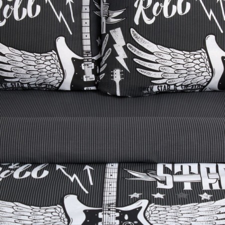 Rock & Roll bedding Ethel, 143 × 215 cm (2 pcs.), 220 × 240 cm, 70 × 70 cm (2 pcs.), Cotton 100 %, calico-3