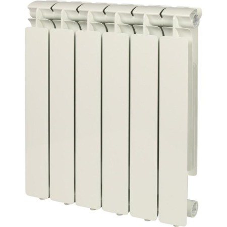 Aluminum radiator Stout Bravo, 500 x 80 mm, 6 sections, side connection