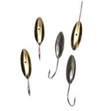 The mormyshka is soldered Yaman Ovsinka, weight 1.63 g, brass, packaging 5 pcs.