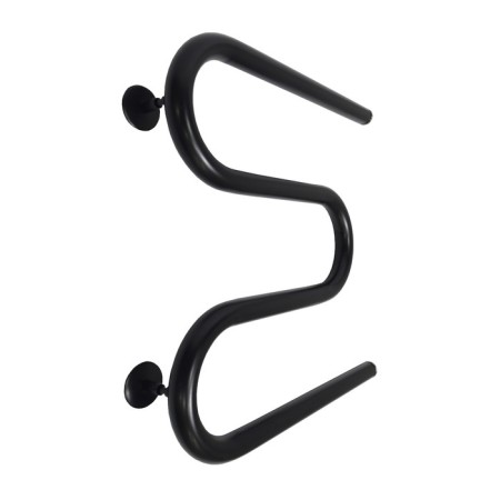 Water towels "Sanprise", M-shaped, 500x500 mm, 1 ", side. Silent, black matte-3