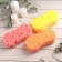 Body sponge "Mood", 19 × 10 × 6 cm, color mix