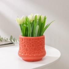 Kashpo for flowers, 8.7 × 7.3 × 8.5 cm, color mix