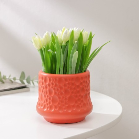 Kashpo for flowers, 8.7 × 7.3 × 8.5 cm, color mix