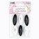 Safe “heart” pins, 40 mm, 6 pcs, black/white color