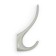 Furniture hook Cappio Note, two -rod, chromium color