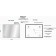 Cersanit Moduo 60 mirror, without backlighting, white