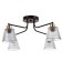 Adele Causenger Military District 4x40W E27 Black/Gold 45x45x25cm