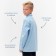 Shirt for the boy Minaku: School Collection, Blue Color, Height 122 cm