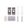 Line Line T5 IP20 8W IP20 4000K neutral light 565mm with a switch and rexa connector