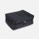 Cosmetic bag with lightning, black color