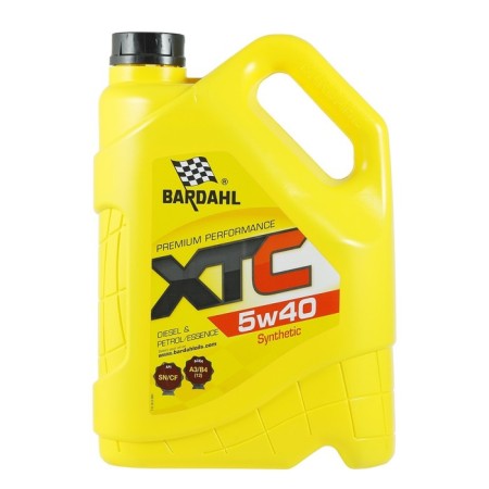 Motor oil Bardahl 5W-40 XTC SN/CF 36163, synthetics, 5 liters