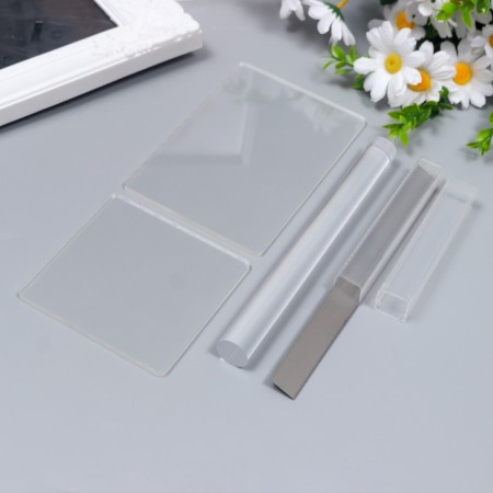 Tools for modeling and giving a set of 9 pcs plastic, acrylic-1