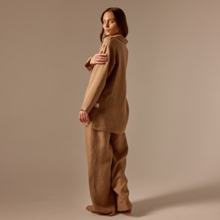 Female featherbone (shirt and trousers) SL Home p. XL, coffee-8