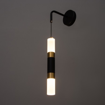 Bra "Andrea" Led 3000k Black Gold 4x4x30sm-2