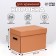 Storage box "A4", brown, 32.5 x 23.5 x 23.5 cm