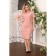 Female dress, size 52, peach color