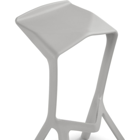 MAGA MEGA chair plastic, gray 50x43x80 cm-4
