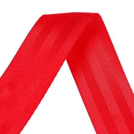 Nylon tape, belt 4.8 cm × 5 m, red-1