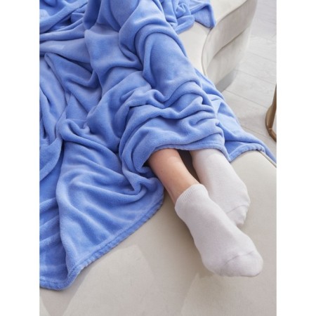 Sollya blanket, size 180x200 cm, blue color-10