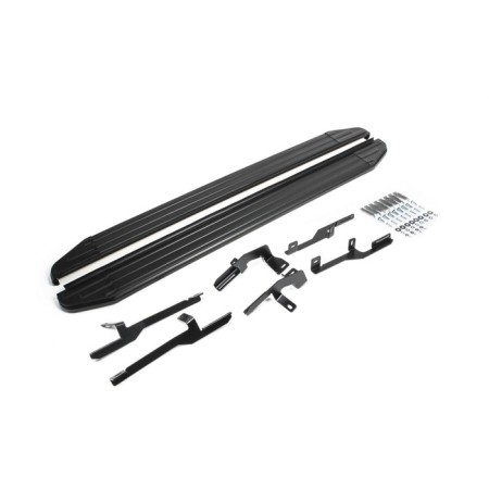 Premium-Black threshold “Rival, Hyundai Tucson, Kia Sportage 2015, V.V., with fasteners, A173ALB.2309.2-1