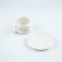 Tea couple ceramic “Listen to your heart”, 300 ml, white color