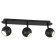 Lamp wall-flowing spot OL36-3 BK MR16 GU10 IP20, black color
