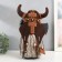 Interior doll "Viking with ax" Red 15x12x35 cm