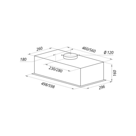 Maunfeld Crosby Light C 60, built -in 850 m3/h, 3 speeds, 60 cm, white-4