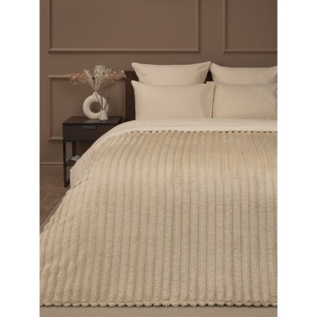 Texrepublic blanket, size 150x200 cm, beige color