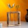 Kashpo wooden 15 × 4 × 15 cm with 3 flasks "Mini frame", firing we give beautifully