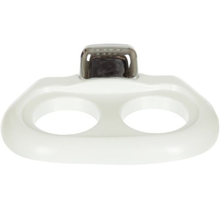 Hinged cup holder with two glasses-1
