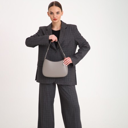 Female bag Textura, average size, color gray-8