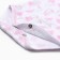 Body baby with short sleeve, white color/bunnies, height 74