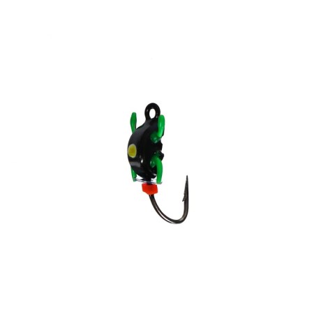 Mormyshka beetle with paws, weight 0.6 g, size 3-1
