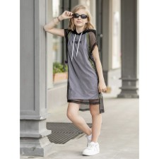 Dress for girls, height 146 cm, multicolor color