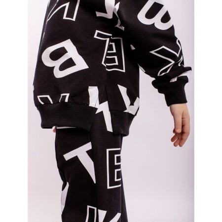 Sweater Children's Batik, height 122 cm, black color-3