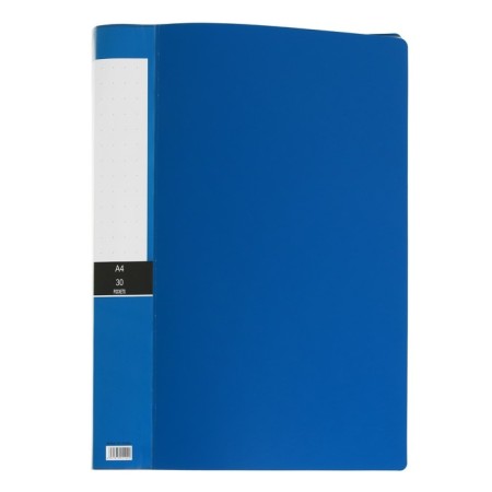 A4 folder, 30 transparent files, 400 μm, mix-4